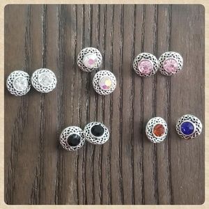 Set of 10, Half-inch Mini Snap Jewels